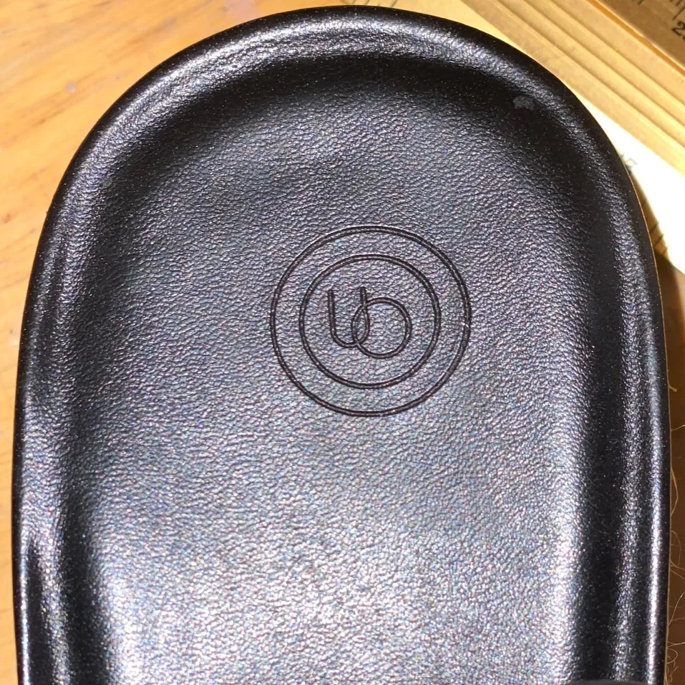 NWT U.O. BLK STRAP WEDGES W/ JUTE  9 - Picture 3 of 7